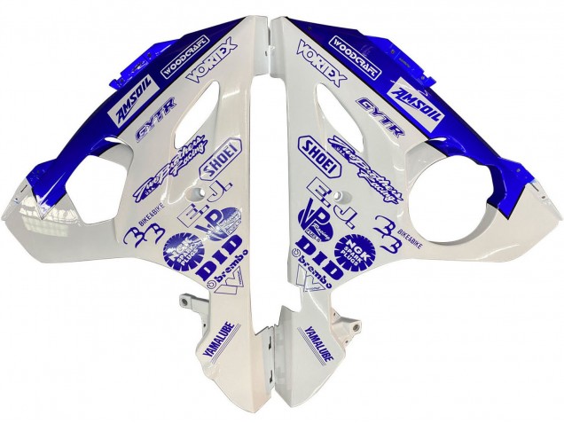 2006-2009 White Blue GYTR Yamaha YZF R6S Motorcycle Fairings UK Stores
