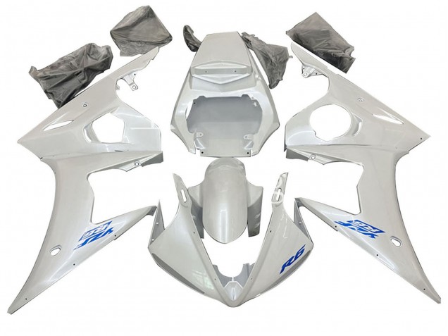 2006-2009 White Yamaha YZF R6S Motorcycle Fairing UK Stores