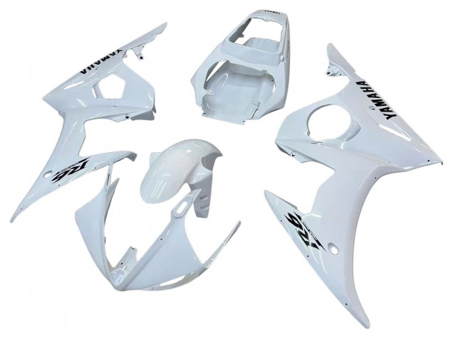 2006-2009 White Black Decals Yamaha YZF R6S Motorcycle Fairings UK Stores