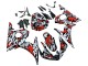 2003-2004 Black Red Grey Camouflage Yamaha YZF R6 Motorcycle Fairings UK Stores