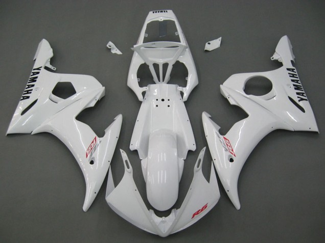 2006-2009 White Yamaha YZF R6S Motorcycle Fairings UK Stores