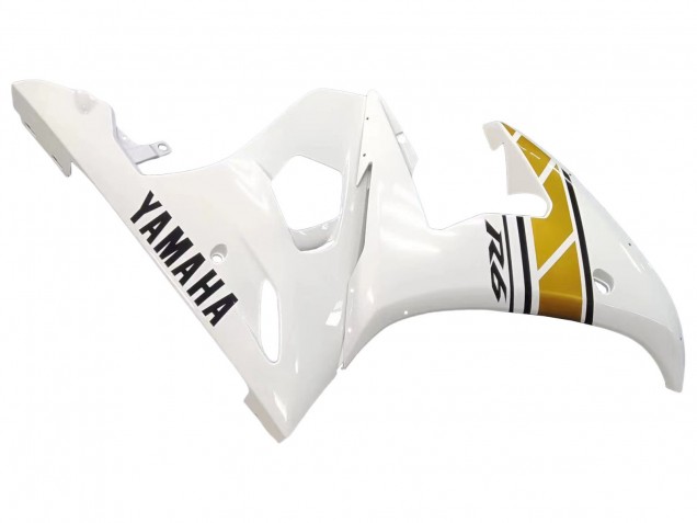2006-2009 White Gold Yamaha YZF R6S Motorcycle Fairings UK Stores