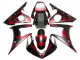 2005 Matte Black Red Geometric Yamaha YZF 600 R6 Motorcycle Fairings UK Stores