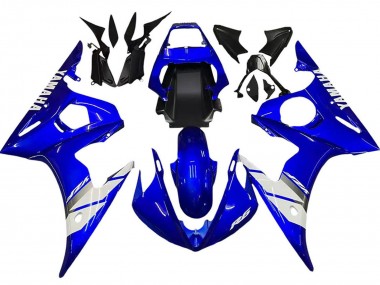 2005 Blue White Yamaha YZF 600 R6 Motorcycle Fairing UK Stores
