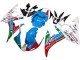 2005 Light Blue White Green Red Kastinee Dunlop Motul Yamaha YZF 600 R6 Motorcycle Fairings UK Stores