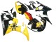 2005 Black Yellow Red 46 Yamaha YZF 600 R6 Motorcycle Fairings UK Stores