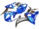 2005 Blue Matte Black Yamaha YZF 600 R6 Motorcycle Fairings UK Stores
