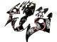 2005 Glossy Black White Lucky Strike Motul Yamaha YZF 600 R6 Motorcycle Fairings UK Stores