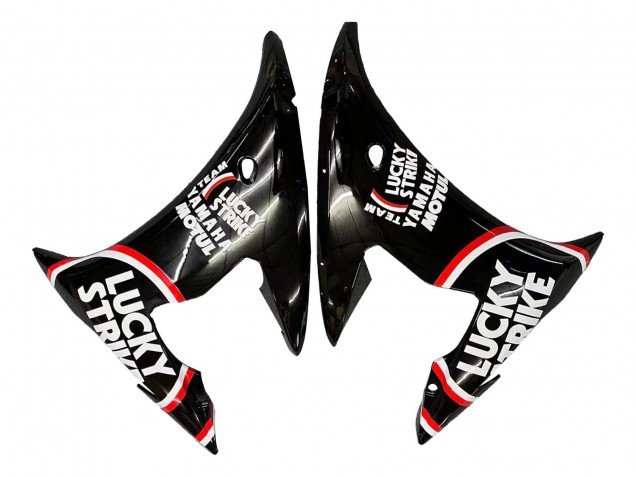 2005 Glossy Black White Lucky Strike Motul Yamaha YZF 600 R6 Motorcycle Fairings UK Stores