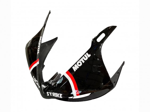 2005 Glossy Black White Lucky Strike Motul Yamaha YZF 600 R6 Motorcycle Fairings UK Stores