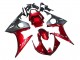 2005 Red Matte Black Yamaha YZF 600 R6 Motorcycle Fairing Kits UK Stores
