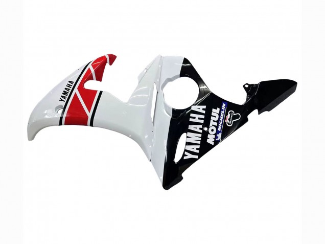 2005 White Black Red Motul Yamaha YZF 600 R6 Motorcycle Fairings UK Stores