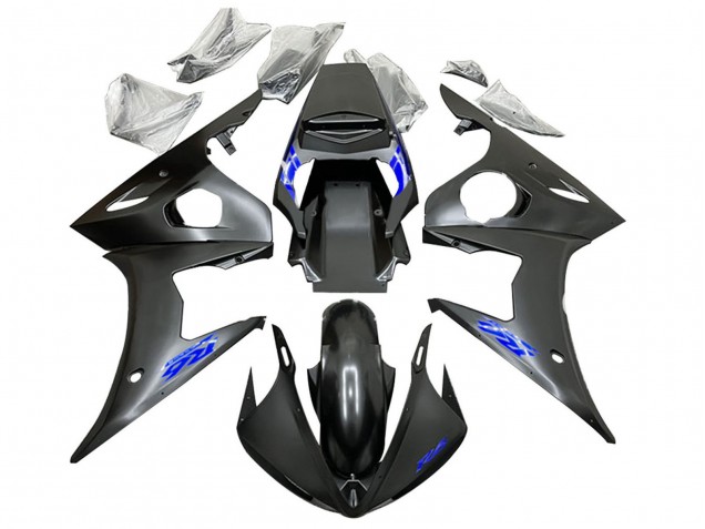 2005 Black Blue Yamaha YZF 600 R6 Motorcycle Fairings UK Stores