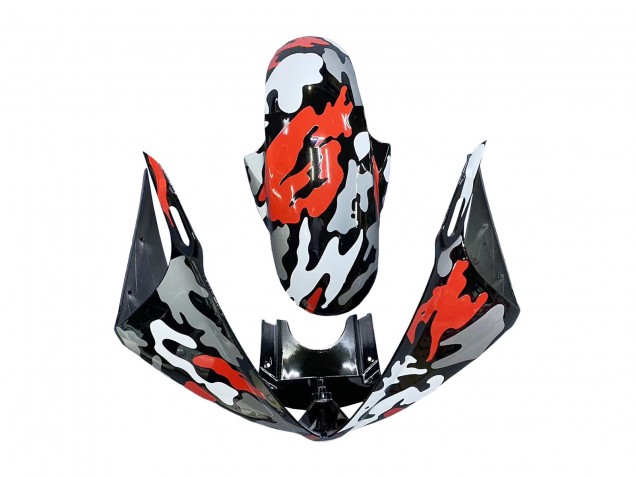 2005 Black Red Grey Camouflage Yamaha YZF 600 R6 Motorcycle Fairings UK Stores