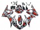 2005 Black Red Grey Camouflage Yamaha YZF 600 R6 Motorcycle Fairings UK Stores