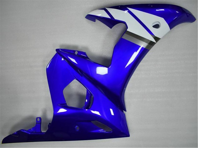 2005 Blue White Yamaha YZF 600 R6 Motorcycle Fairings UK Stores
