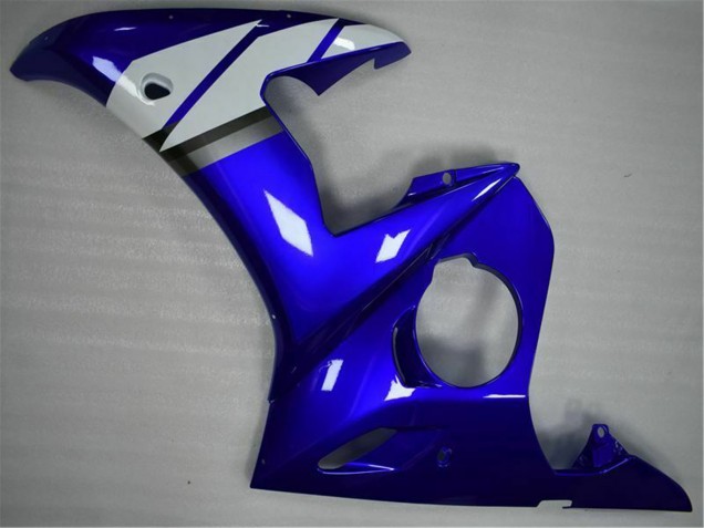 2005 Blue White Yamaha YZF 600 R6 Motorcycle Fairings UK Stores