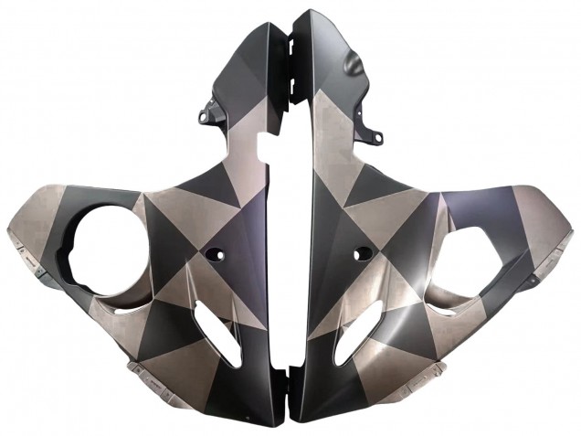 2005 Matte Black Grey Geometric Yamaha YZF 600 R6 Motorcycle Fairings UK Stores