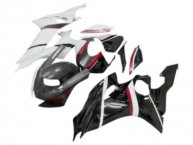 2017-2025 White Red Glossy Black Carbon Fiber Style Yamaha YZF 600 R6 Motorcycle Fairings UK Stores