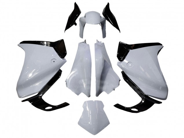 2010-2016 White Glossy Black Honda VFR 1200 Motorcycle Fairings UK Stores