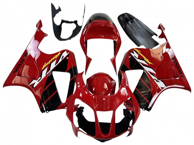 2000-2006 Red Black Stripe Racing Honda VTR1000 Motorcycle Fairings UK Stores
