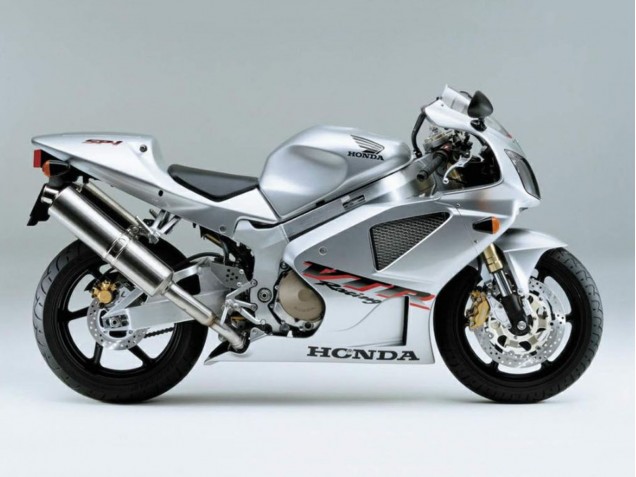 2000-2006 Silver White Racing Honda VTR1000 Motorcycle Fairings UK Stores