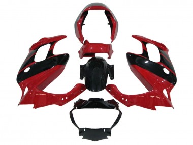 1997-2005 Red Glossy Black Honda VTR1000F Motorcycle Fairings UK Stores