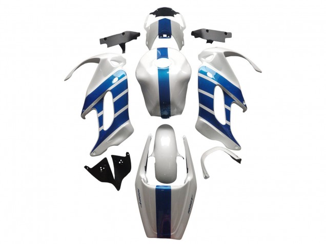 1997-2005 White Blue Honda VTR1000F Motorcycle Fairings UK Stores