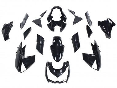 2010-2013 Glossy Black Kawasaki Z1000 Motorcycle Fairings UK Stores