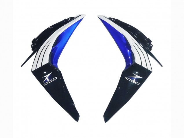 2014-2019 White Blue Black Kawasaki Z1000 Motorcycle Fairings UK Stores