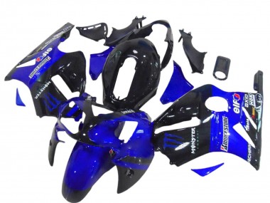 2000-2001 Glossy Black Blue Monster Kawasaki ZX12R Motorcycle Fairings UK Stores