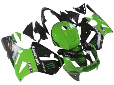 2002-2006 Green Glossy Black Elf Touch4 Monster Kawasaki ZX12R Motorcycle Fairing UK Stores