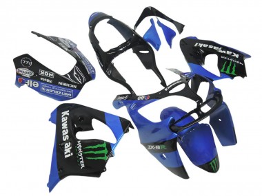 2002-2006 Blue Black Green White Elf Monster Kawasaki ZX12R Motorcycle Fairings UK Stores