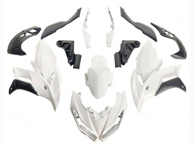 2015-2021 White Matte Black Kawasaki Versys 650 Motorcycle Fairings UK Stores