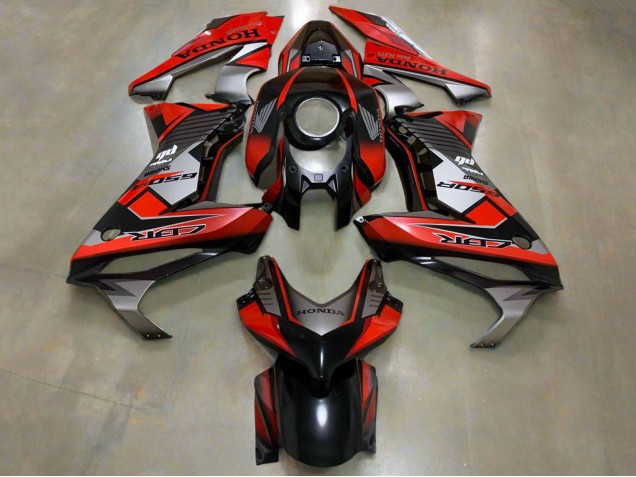2019-2020 Silver Red Glossy Black Honda CBR650R Motorcycle Fairings UK Stores