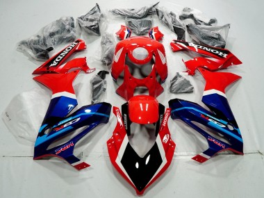 2019-2020 Red White Blue Glossy Black HRC Honda CBR650R Motorcycle Fairings UK Stores