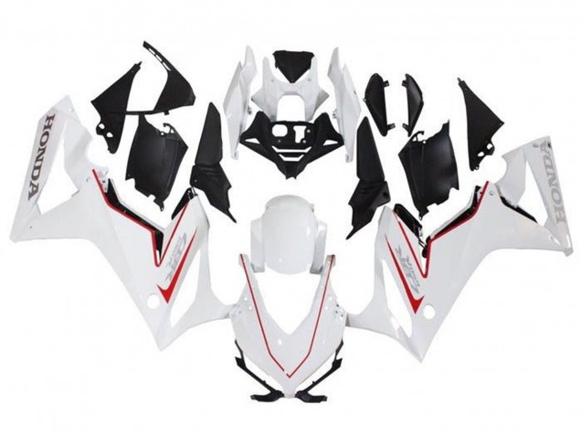 2019-2020 White Red Black Honda CBR650R Motorcycle Fairings UK Stores