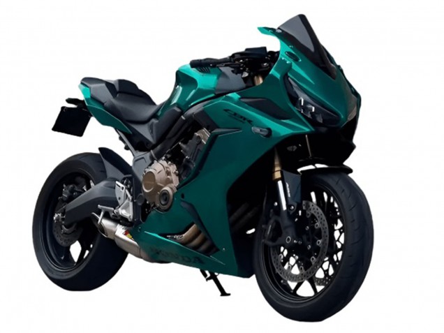 2021-2023 Dark Green Honda CBR650R Motorcycle Fairings UK Stores