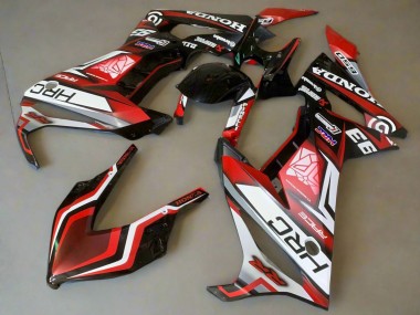2021-2023 White Red Glossy Black HRC Honda CBR650R Motorcycle Fairings UK Stores