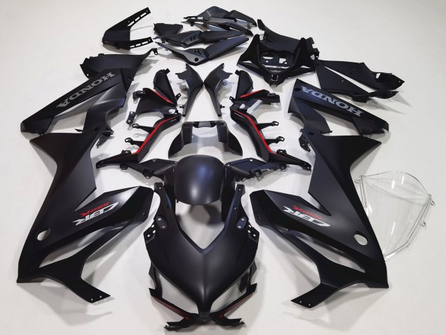 2021-2023 Matte Black Honda CBR650R Motorcycle Fairing Kits UK Stores