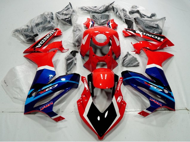 2021-2023 Red Blue HRC Honda CBR650R Motorcycle Fairings UK Stores