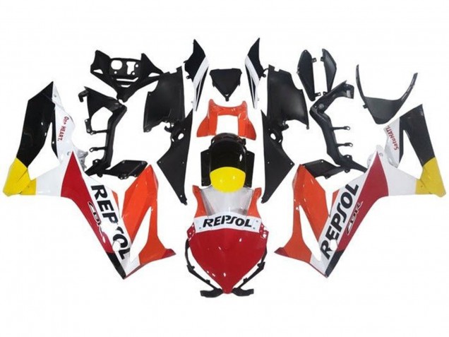2021-2023 Orange White Red Yellow Glossy Black Repsol Honda CBR650R Motorcycle Fairings UK Stores