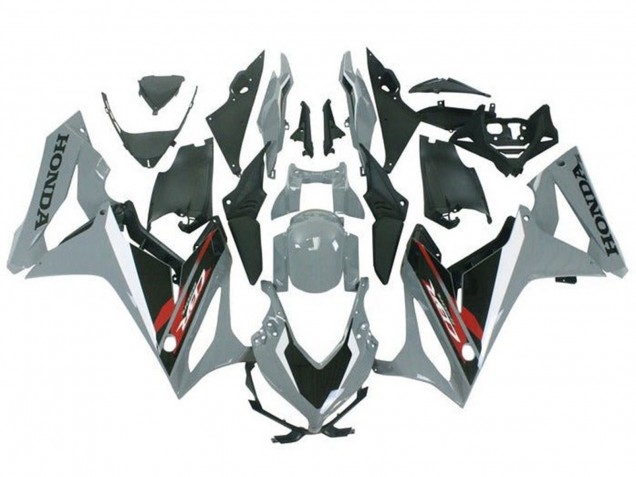 2021-2023 Nardo Grey Glossy Black Red Honda CBR650R Motorcycle Fairings UK Stores