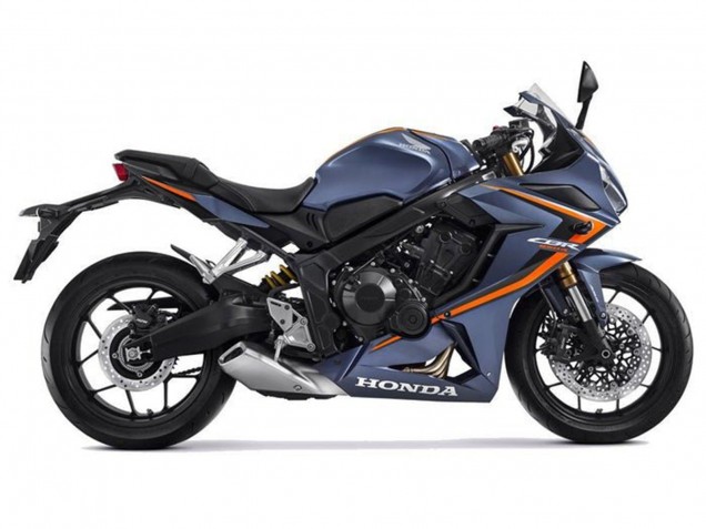 2021-2023 Matte Dark Blue Orange Black Honda CBR650R Motorcycle Fairings UK Stores
