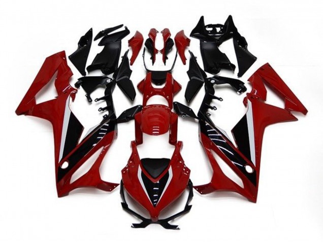 2021-2023 Maroon Red Glossy Black Honda CBR650R Motorcycle Fairings UK Stores