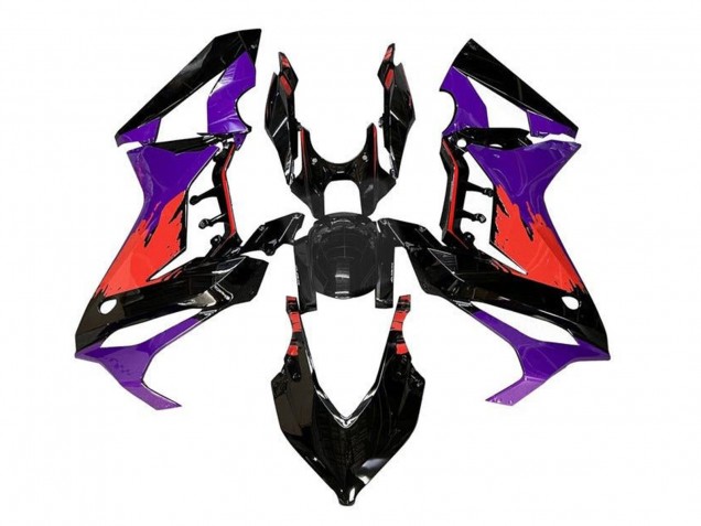 2021-2023 Purple Red Glossy Black Honda CBR650R Motorcycle Fairings UK Stores