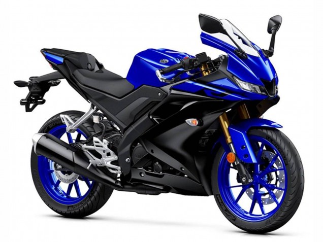 2018-2024 Blue Matte Black Yamaha YZF R15 Motorcycle Fairings UK Stores
