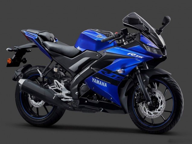 2018-2024 Blue Black White Yamaha YZF R15 Motorcycle Fairings UK Stores