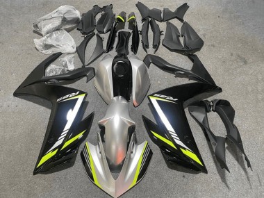 2015-2018 Silver Yellow Black Yamaha YZF R3/R25 Motorcycle Fairings UK Stores
