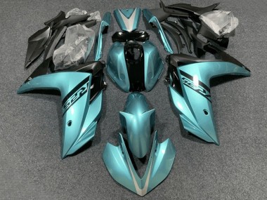2015-2018 Light Blue Black Yamaha YZF R3/R25 Motorcycle Fairings UK Stores